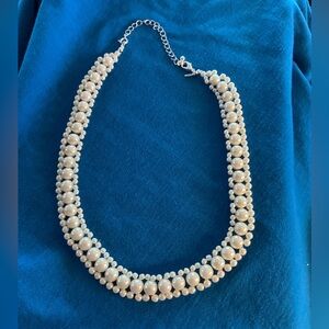 Vintage SAO 1980s pearl choker necklace